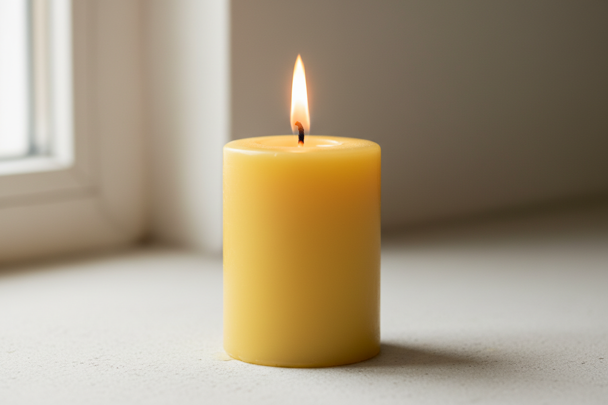 yellow candle